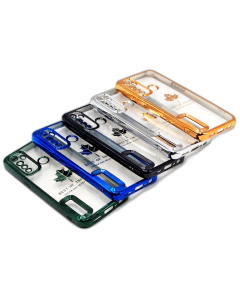 Realme 5 Back Cover Soft Multi Chrome Border Camera Protection Cover For Realme 5