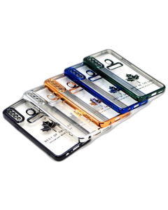 Samsung Galaxy A20s Back Cover Soft Multi Chrome Border Camera Protection Cover For Samsung A20s