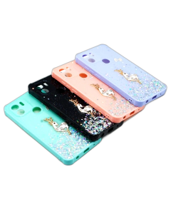 Xiaomi Redmi A2 Plus Back Cover Stylish Glitter Flower Fancy Case For Redmi A2 +