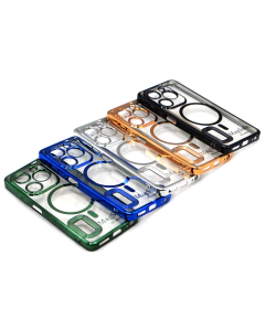 Infinix Smart 8 Back Cover Soft Multi Chrome Border Camera Protection Cover For Smart 8