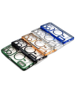 Infinix Hot 40 Back Cover Soft Multi Chrome Border Camera Protection Cover For Hot 40