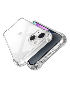 Apple iPhone 15 Back Cover Transparent Extra Bumper Soft Crystal Clear Case iPhone 15