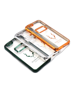 Oppo A57 Back Cover Soft Multi Chrome Border Camera Protection Cover A57