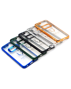 Oppo F3 Back Cover Soft Multi Chrome Border Camera Protection Cover F3