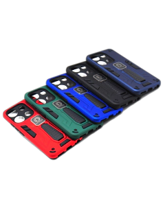Tecno Spark Go 2023 Back Cover Armor Stand Stylish Hard Case For Spark Go 2023
