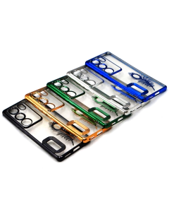 Vivo V29 5G Back Cover Soft Multi Chrome Border Camera Protection Cover For Vivo V29 5G