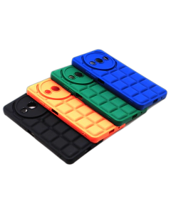 Xiaomi Redmi A3 Stylish Back Cover Multicolour Soft Puff Case For Redmi A3