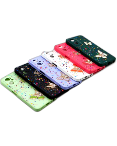 Oppo A96 Back Cover Fancy Glitter Butterfly Style Cover Case For Oppo A96