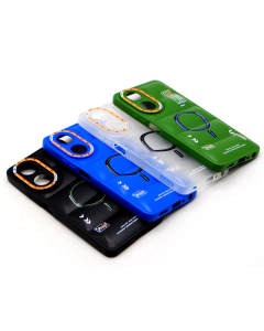 Oppo A58 4G Back Cover Multicolour Soft Puff Case For Oppo A58 4G