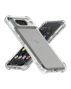 Google Pixel 8 Back Cover Transparent Bumper Case For Google Pixel 8