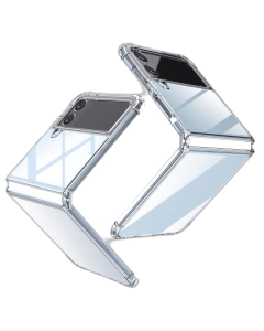 Samsung Z Flip 4 Back Cover Transparent Bumper Case For Samsung Z Flip 4