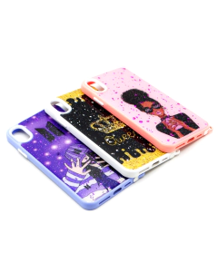 Apple iPhone XS Max Back Cover Fancy Still Glitter Style Cover Case For iPhone XS Max