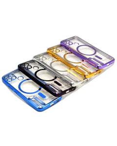 Realme C25Y Back Cover Soft Multi Chrome Border Camera Protection Cover For Realme C25Y
