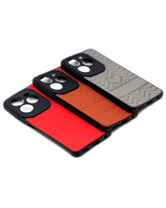 Tecno Spark 20 Pro Back Cover Multicolour Soft Leather Case For Spark 20 Pro