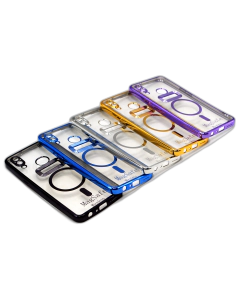Samsung A10s Back Cover Soft Multi Chrome Border Camera Protection Cover For Samsung A10s