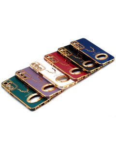 Samsung A24 Back Cover Soft Multi Golden Border Camera Protection Cover For Samsung A24