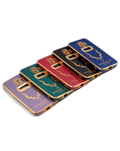 Samsung Grand Prime Pro Back Cover Soft Multi Golden Border Camera Protection Cover For Grand Prime Pro