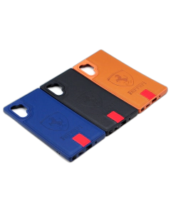 Samsung Note 10 Plus Back Cover Multicolour Soft Ferrari Style Leather Case For Note 10 Plus