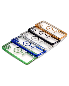 Oppo A16e Back Cover Soft Multi Chrome Border Camera Protection Cover For Oppo A16e