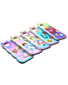 Oppo A16e Back Cover Fancy Doll Design Wave Style Cover Case For Oppo A16e