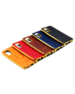 Vivo V17 Back Cover Leather Style Soft Case For Vivo V17