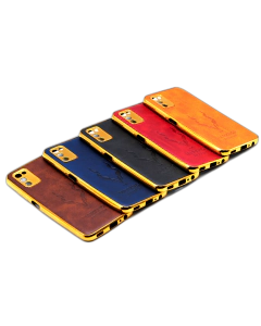 Samsung A02s Back Cover Leather Style Soft Case For Samsung A02s