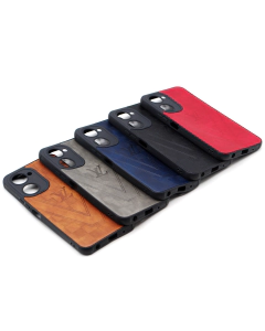 Vivo Y18 Back Cover Leather Style Soft Case For Vivo Y18