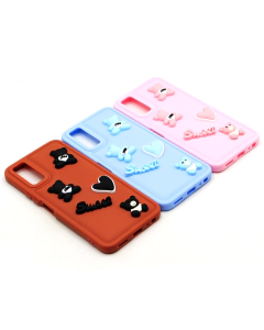 Vivo Y12s Back Cover Fancy Heart Glitter Sweet Style Cover Case For Vivo Y12s