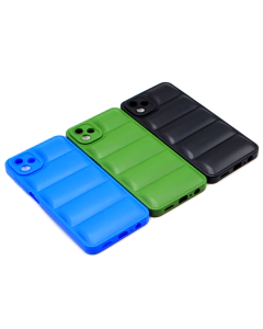 Samsung A04 Back Cover Multicolour Soft Puff Case For Samsung A04
