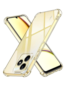 Realme C63 Back Cover Transparent Bumper Case For Realme C63