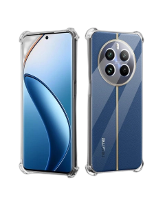 Realme 12 5G Back Cover Transparent Extra Bumper Anti Shock Soft Crystal Clear Case For Realme 12 5G