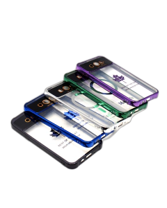 Samsung J7 2015 Back Cover Soft Multi Chrome Border Camera Protection Cover For J7 2015