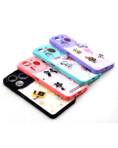 Tecno Spark 20 Back Cover Fancy Glitter Star Style Cover Case For Spark 20