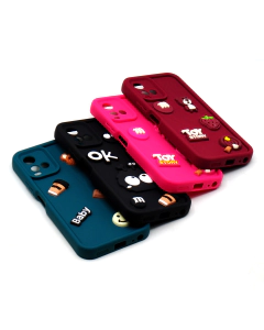 Vivo Y21 Back Cover Fancy Bear Case Sweet Style Cover Case For Vivo Y21