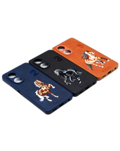 Oppo A58 4G Back Cover POLO Design Leather Type Soft For Oppo A58 4G
