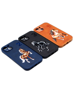 Apple iPhone 14 Back Cover POLO Design Leather Type Soft For iPhone 14