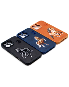 Apple iPhone 16 Pro Max Back Cover POLO Design Leather Type Soft For iPhone 16 Pro Max