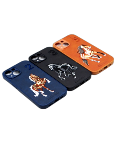 Apple iPhone 15 Back Cover POLO Design Leather Type Soft For iPhone 15