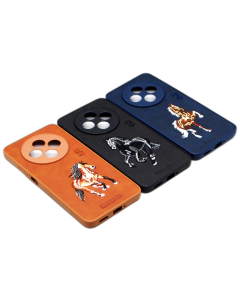 Oppo Reno 12F Back Cover POLO Design Leather Type Soft For Oppo Reno 12F