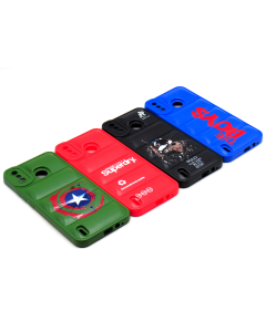 Tecno Spark 6 Go Back Cover Multicolour Soft Puff Case For Spark 6 Go