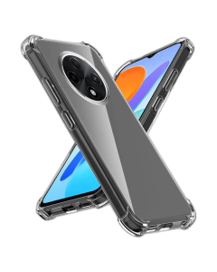 Oppo Reno 12F Back Cover Transparent Extra Bumper Anti Shock Soft Crystal Clear Case For Reno 12F