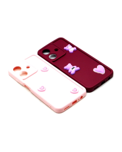 Realme C61 Back Cover Soft Muticolour Ladies Case For Realme C61