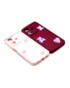 Realme C63 Back Cover Soft Muticolour Ladies Case For Realme C63