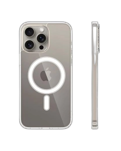 Iphone 15 Pro Max A+ Quality Back Cover Magnatic Magsafe Transparent Case For Iphone 15 Pro Max