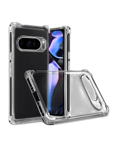 Google Pixel 9 Back Cover Transparent Extra Bumper Anti Shock Soft Crystal Clear Case For Google Pixel 9