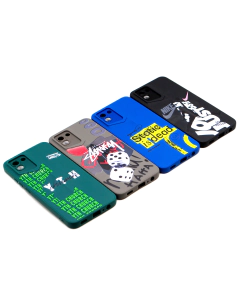 Samsung A03 Back Cover Multicolour Soft Matte Camera Protection Case For Galaxy A03