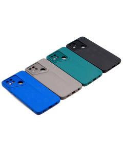 Oppo A15 Back Cover Multicolour Soft Matte Camera Protection Case For Oppo A15