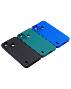 iTel Vsion 1 Pro Back Cover Multicolour Soft Matte Camera Protection Case For Vsion 1 Pro