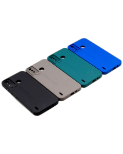 Infinix Smart 4 Back Cover Multicolour Soft Matte Camera Protection Case For Smart 4