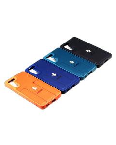 Samsung S21 Back Cover Multicolour Soft Ferrari Logo Style Leather Case For Samsung S21